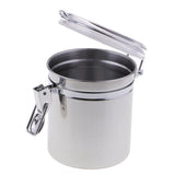Max Stainless Steel Pipe Tobacco Tin Can Humidifier Humidor Box Pot Capacity B