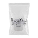 Max Stainless Steel Pipe Tobacco Tin Can Humidifier Humidor Box Pot Capacity C