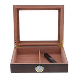 Maxbell Spanish Cedar Cigar Humidor w/ Humidifier Hygrometer Cigar Box Case for 20s