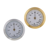 Max Professional Cigar Hygrometer Cigar Humidor Humidifier Hygrometer Golden
