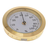 Max Professional Cigar Hygrometer Cigar Humidor Humidifier Hygrometer Golden