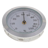 Max Professional Cigar Hygrometer Cigar Humidor Humidifier Hygrometer Silver