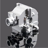 Max 1/set Aluminum Alloy Front Rear Gearbox Assembly for HSP 1/10 RC Car Silver