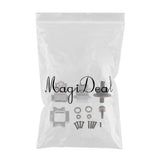 Max 1/set Aluminum Alloy Front Rear Gearbox Assembly for HSP 1/10 RC Car Silver