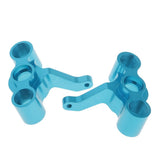 Max 166011 06044 Front Steering Hub Carrier L/R for 1/10 HSP 94166 RC Car Blue