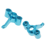 Max 166011 06044 Front Steering Hub Carrier L/R for 1/10 HSP 94166 RC Car Blue