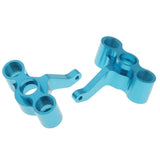 Max 166011 06044 Front Steering Hub Carrier L/R for 1/10 HSP 94166 RC Car Blue