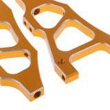 Max 2x166019 Aluminum Alloy Front Lower Suspension Arm For 1/10 HSP 94177 Golden