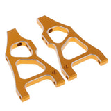 Max 2x166019 Aluminum Alloy Front Lower Suspension Arm For 1/10 HSP 94177 Golden