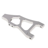 Max 2x166019 Aluminum Alloy Front Lower Suspension Arm For 1/10 HSP 94177 Silver