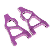 Max 2x166019 Aluminum Alloy Front Lower Suspension Arm For 1/10 HSP 94177 Purple