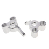 Max 166012 06045 Rear Steering Hub Carrier L/R for 1/10 HSP 94166 RC Cars Silver
