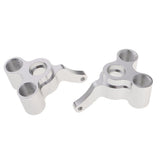 Max 166012 06045 Rear Steering Hub Carrier L/R for 1/10 HSP 94166 RC Cars Silver