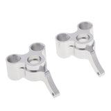 Max 166012 06045 Rear Steering Hub Carrier L/R for 1/10 HSP 94166 RC Cars Silver