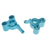 Max 166012 06045 Rear Steering Hub Carrier L/R for 1/10 HSP 94166 RC Cars Blue