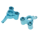 Max 166012 06045 Rear Steering Hub Carrier L/R for 1/10 HSP 94166 RC Cars Blue