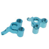 Max 166012 06045 Rear Steering Hub Carrier L/R for 1/10 HSP 94166 RC Cars Blue