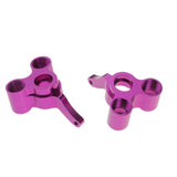 Max 166012 06045 Rear Steering Hub Carrier L/R for 1/10 HSP 94166 RC Cars Purple