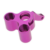 Max 166012 06045 Rear Steering Hub Carrier L/R for 1/10 HSP 94166 RC Cars Purple