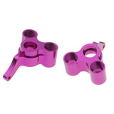 Max 166012 06045 Rear Steering Hub Carrier L/R for 1/10 HSP 94166 RC Cars Purple