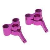 Max 166012 06045 Rear Steering Hub Carrier L/R for 1/10 HSP 94166 RC Cars Purple