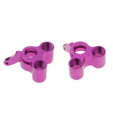 Max 166012 06045 Rear Steering Hub Carrier L/R for 1/10 HSP 94166 RC Cars Purple