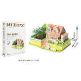 Max 3D House Jigsaw Puzzle Model Building Kits for Kids Educational Toy Gift Z04