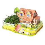 Max 3D House Jigsaw Puzzle Model Building Kits for Kids Educational Toy Gift Z04
