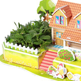 Max 3D House Jigsaw Puzzle Model Building Kits for Kids Educational Toy Gift Z04