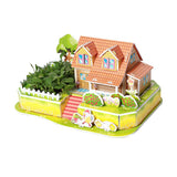Max 3D House Jigsaw Puzzle Model Building Kits for Kids Educational Toy Gift Z04
