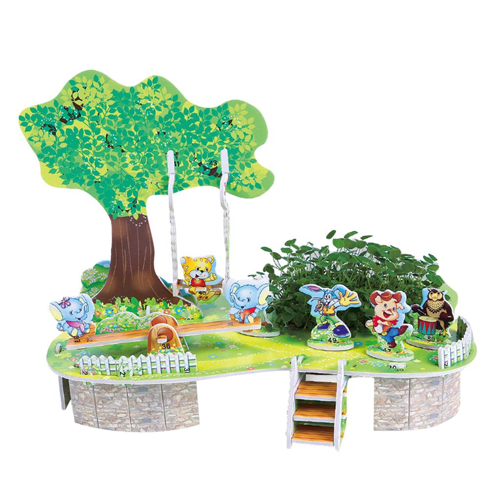 Max 3D DIY Cartoon House Assembling Paper Puzzles Toy for Kids Educational M003