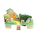 Max 3D DIY Cartoon House Assembling Paper Puzzles Toy for Kids Educational M004