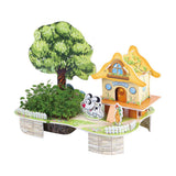 Max 3D DIY Cartoon House Assembling Paper Puzzles Toy for Kids Educational M005