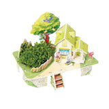 Max 3D DIY Cartoon House Assembling Paper Puzzles Toy for Kids Educational M010