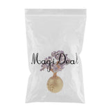 Max Wealth Lucky Money Tree Feng Shui Crystal Plastic Tree Home Decor Purple