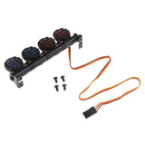 Max 4 LED Light Bar Bright Lamp for SCX10 90046 D90 Traxxas TRX4 1/10  Red blue