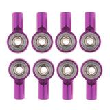 Max M3 Link Rod End Ball Joint for 1/10 Redcat HPI HSP Traxxas RC Trucks Purple