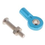 Max 8pcs M3 Link Rod End Ball Joint for 1/10 RC Car Truck Buggy Crawler Blue