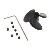 Max 3mm RC Ship Drive Shaft+Motor Coupler+Propeller+Sleeve+Seal Set 3.17mm Shaft