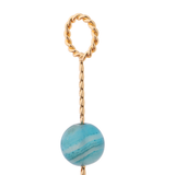 Max Fashion Cigarette Ring Holder with Agate Bead Hands Free Smoking Partner A
