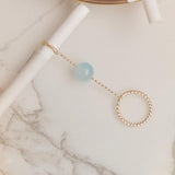 Max Fashion Cigarette Ring Holder with Agate Bead Hands Free Smoking Partner A