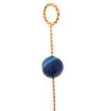 Max Fashion Cigarette Ring Holder with Agate Bead Hands Free Smoking Partner B