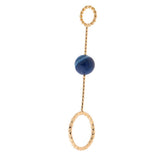 Max Fashion Cigarette Ring Holder with Agate Bead Hands Free Smoking Partner B