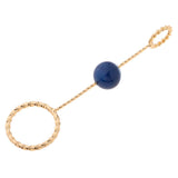Max Fashion Cigarette Ring Holder with Agate Bead Hands Free Smoking Partner B