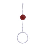 Max Fashion Cigarette Ring Holder with Agate Bead Hands Free Smoking Partner C