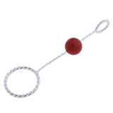 Max Fashion Cigarette Ring Holder with Agate Bead Hands Free Smoking Partner C