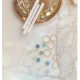 Max Fashion Cigarette Ring Holder with Agate Bead Hands Free Smoking Partner E