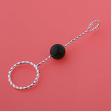 Max Fashion Cigarette Ring Holder with Agate Bead Hands Free Smoking Partner E
