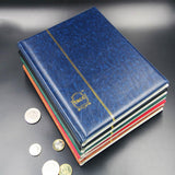 Max 200 Coin Currency Holder Collector Storage Money Pocket PU Album Book Green