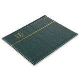 Max 200 Coin Currency Holder Collector Storage Money Pocket PU Album Book Green